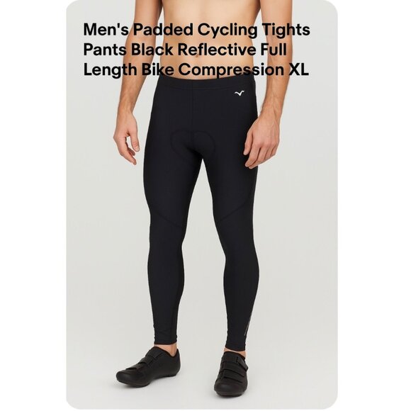 Trayl Cycling Pants Black Exercise Zip Leg Men’s XL Reflective - Picture 1 of 16